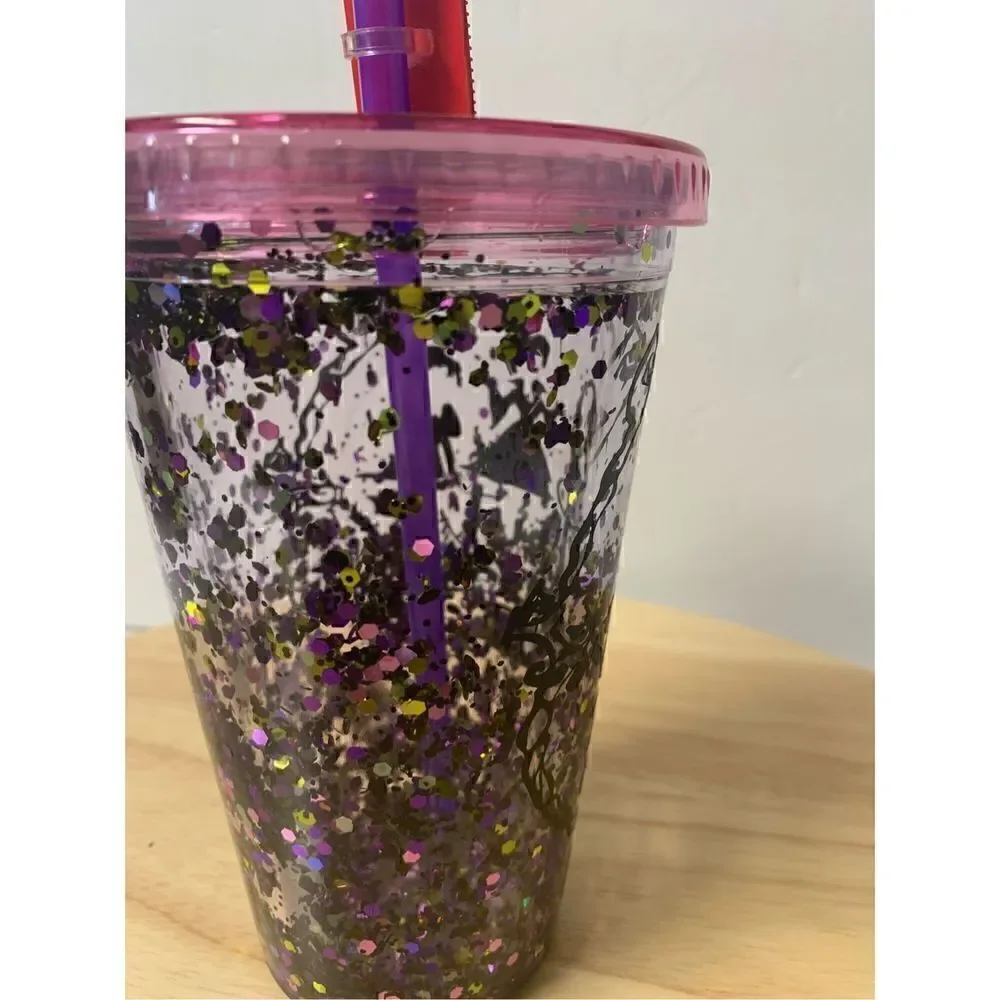 Hocus Pocus Sanderson sisters snow globe acrylic tumbler